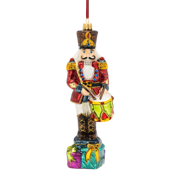 L889 DZIADEK DO ORZECHÓW Z BĘBENKIEM - KOLEKCJA Z 24K ZŁOTEM