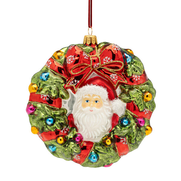 S1014 MIKOŁAJ W WIEŃCU – OZDOBA FUNDACJI HURAS FAMILY